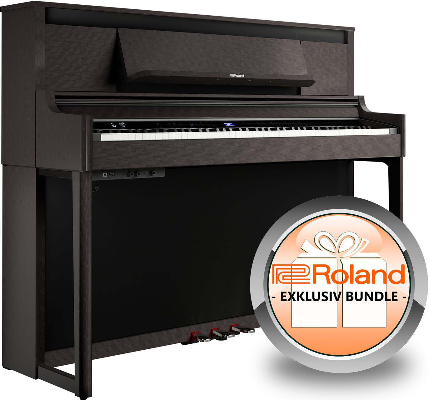 Roland LX-6 DR Digitalpiano Dark Rosewood - Rosenholz - Exklusiv-Bundle